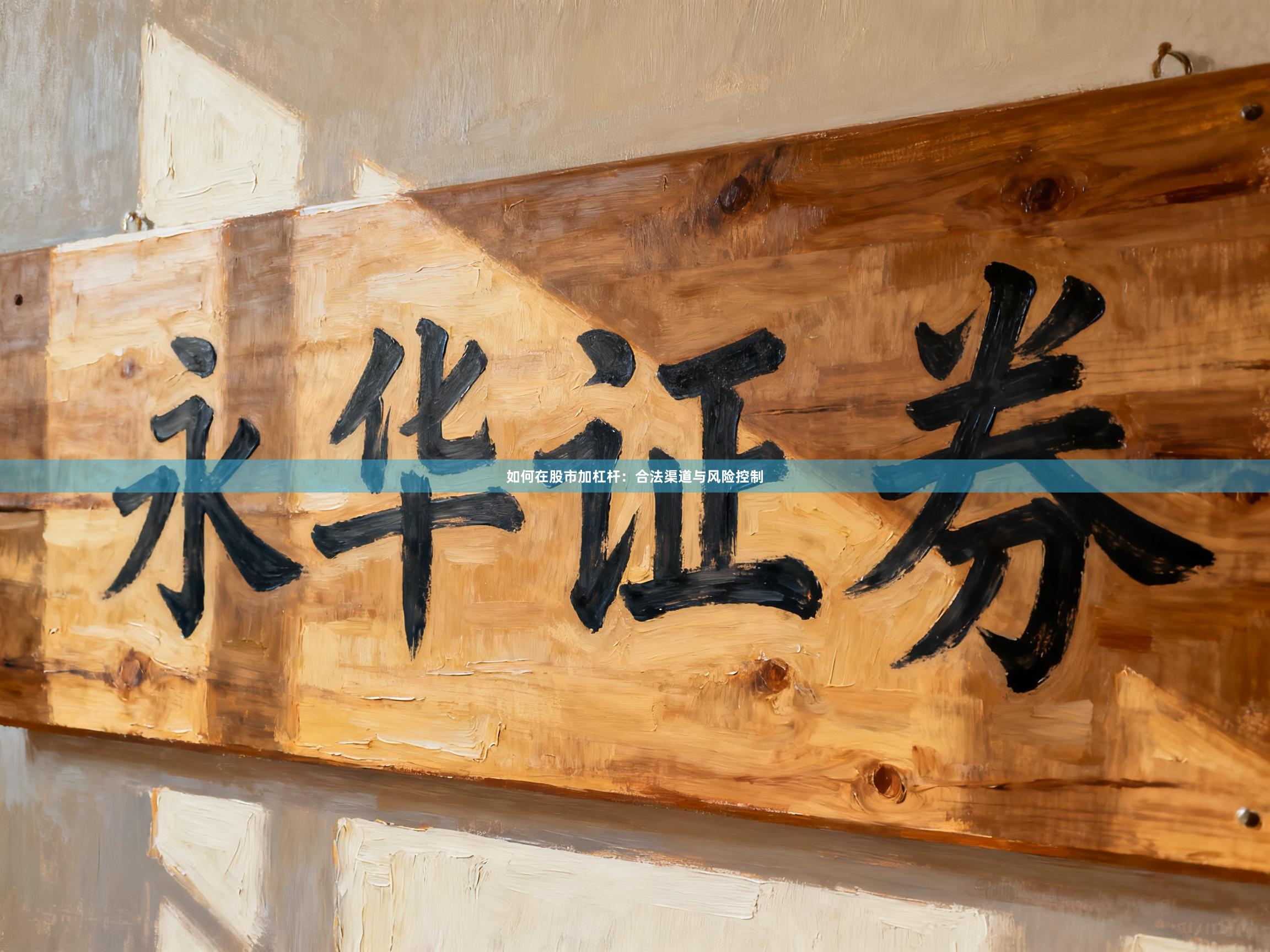 如何在股市加杠杆：合法渠道与风险控制